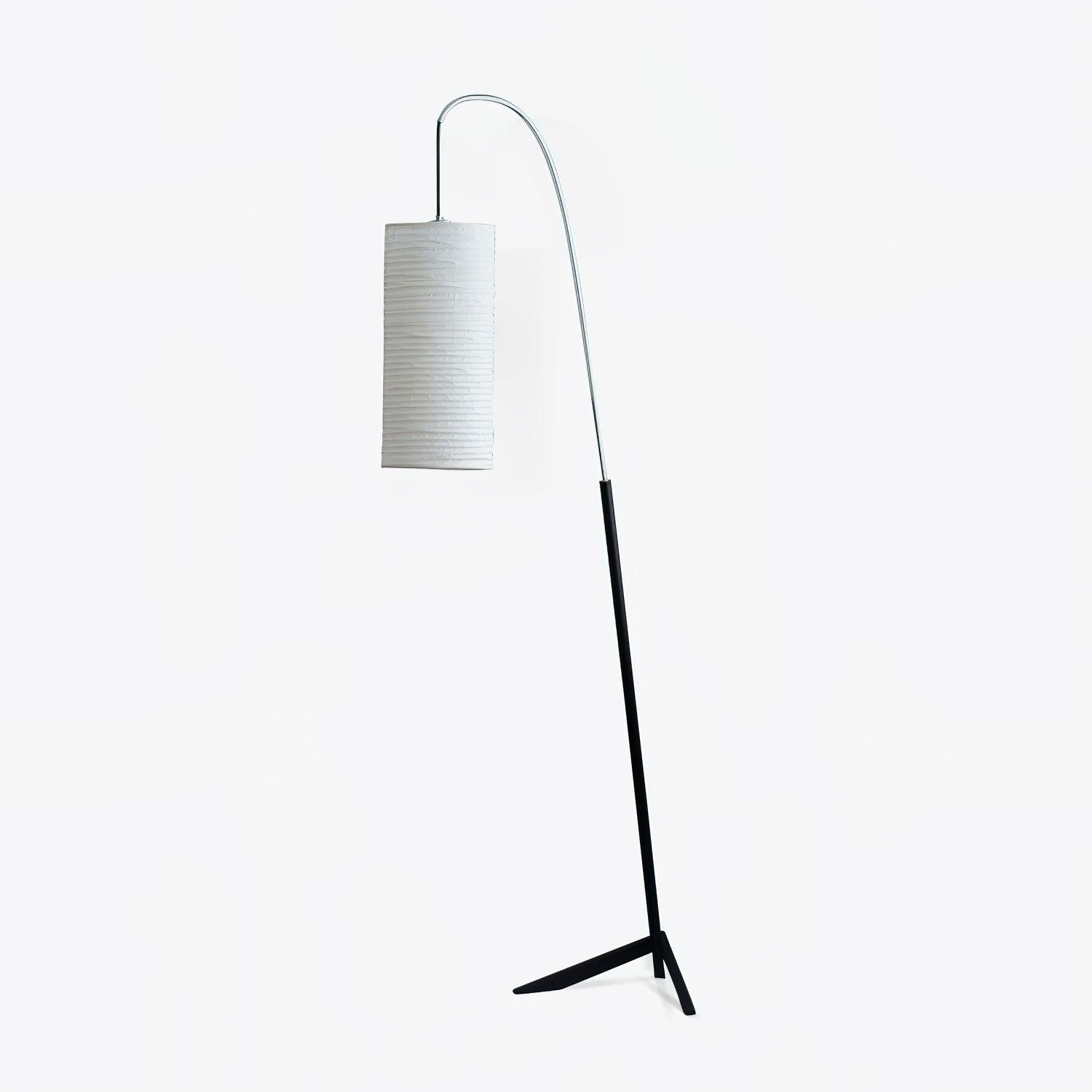 Crescent Contemporary Paper Floor Lamp - Letslighting