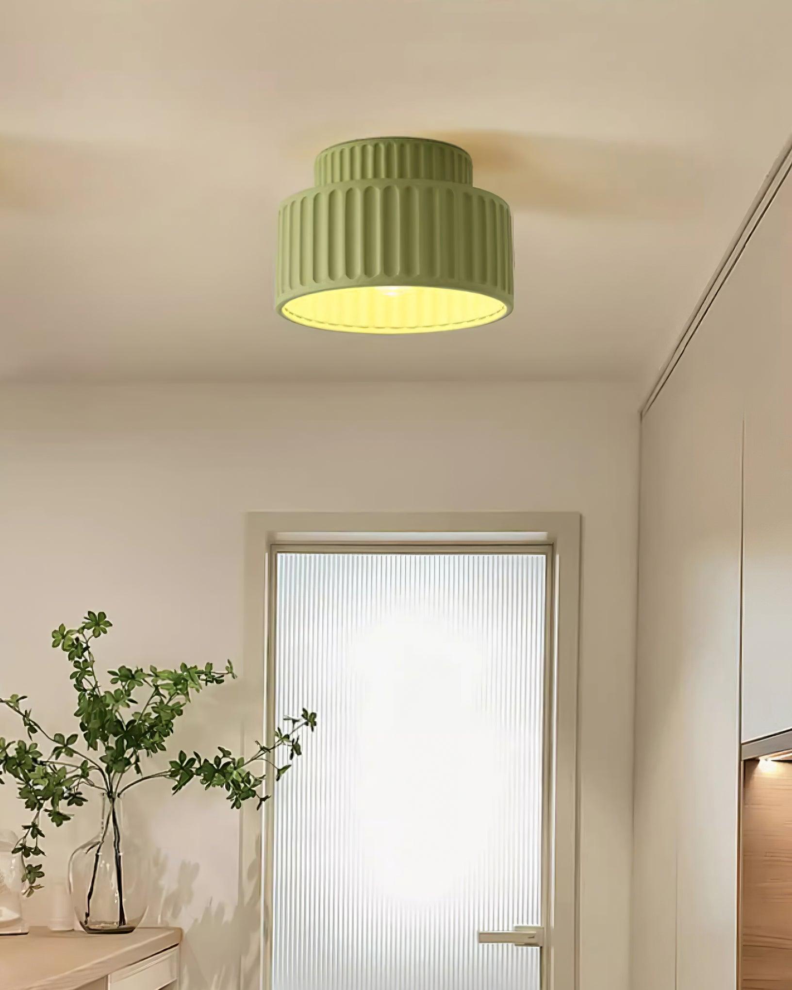 Terrena Ribbed Ceiling Light - Letslighting