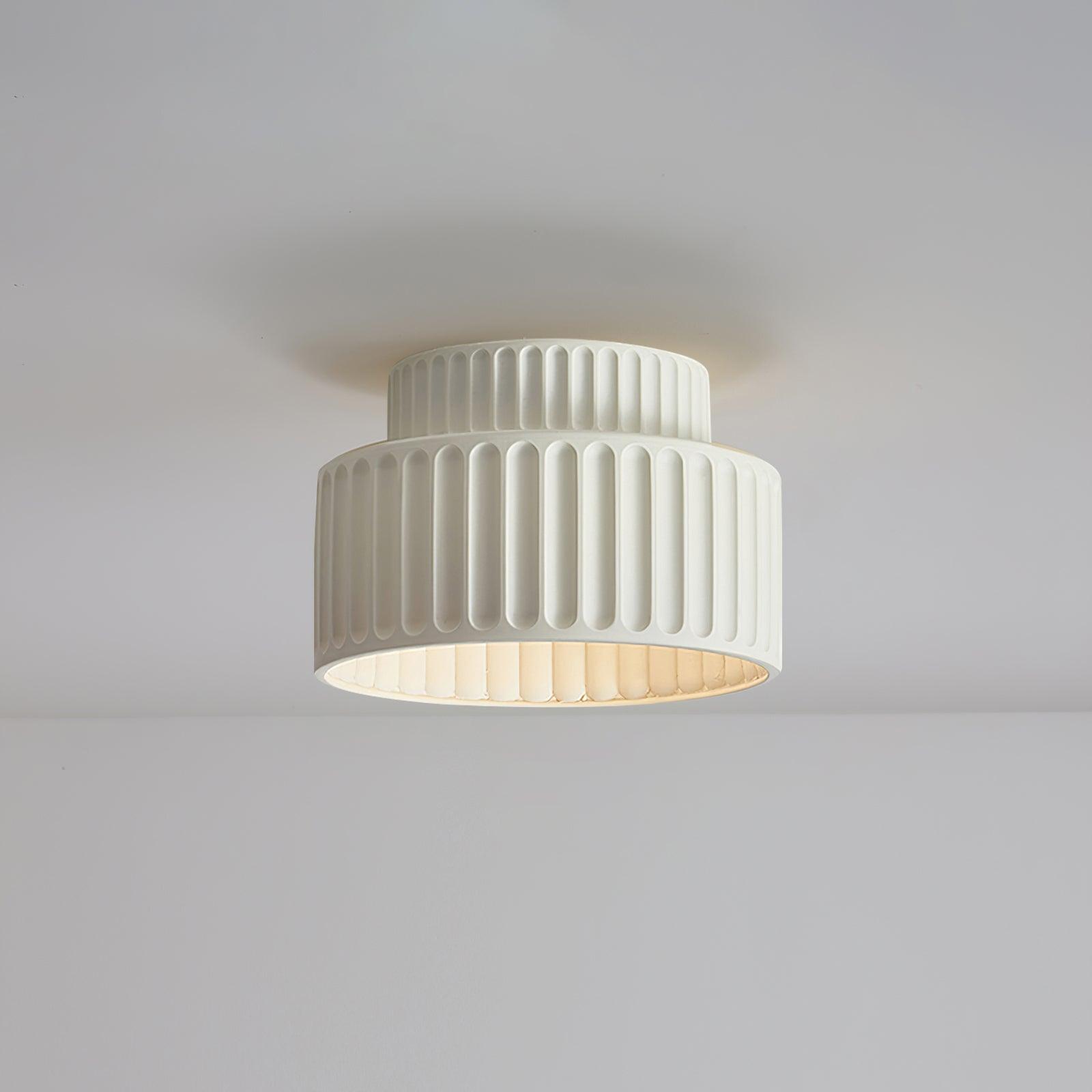 Terrena Ribbed Ceiling Light - Letslighting