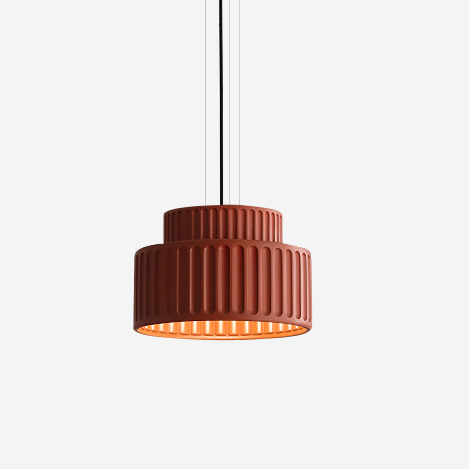 Terrena Ribbed Pendant Light - Letslighting