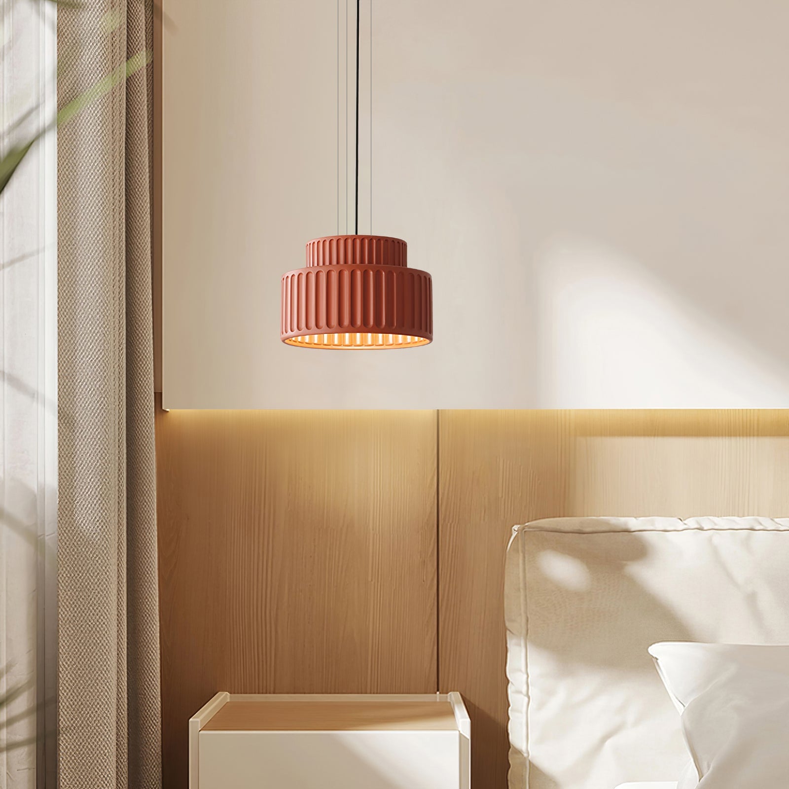 Terrena Ribbed Pendant Light - Letslighting