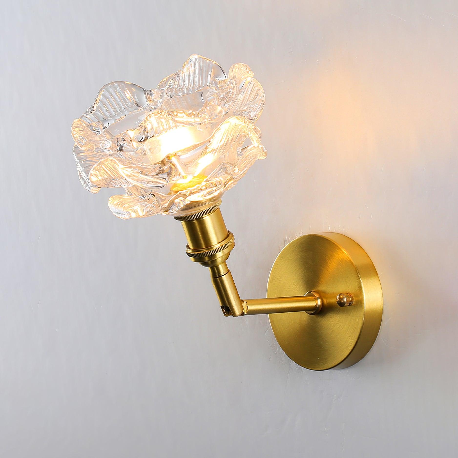 Petal Vintage Brass Wall Lamp - Letslighting
