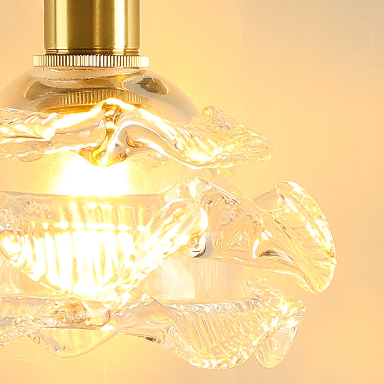 Petal Vintage Brass Wall Lamp - Letslighting