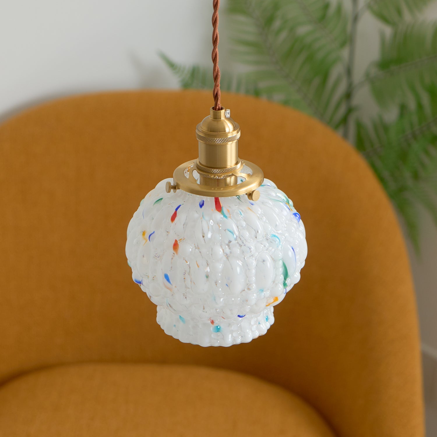 Jovik Textured Glass Pendant Light - Letslighting