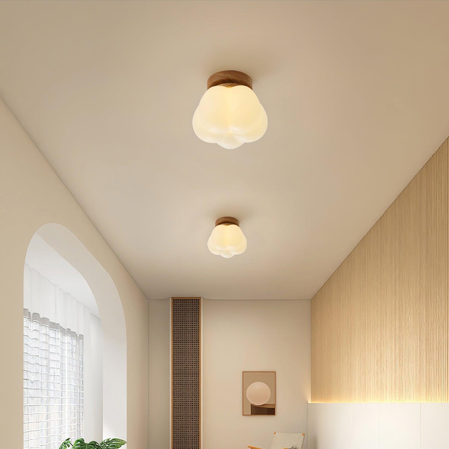 Cinorisra Nordic Art Flower Mini Ceiling Lamp - Letslighting