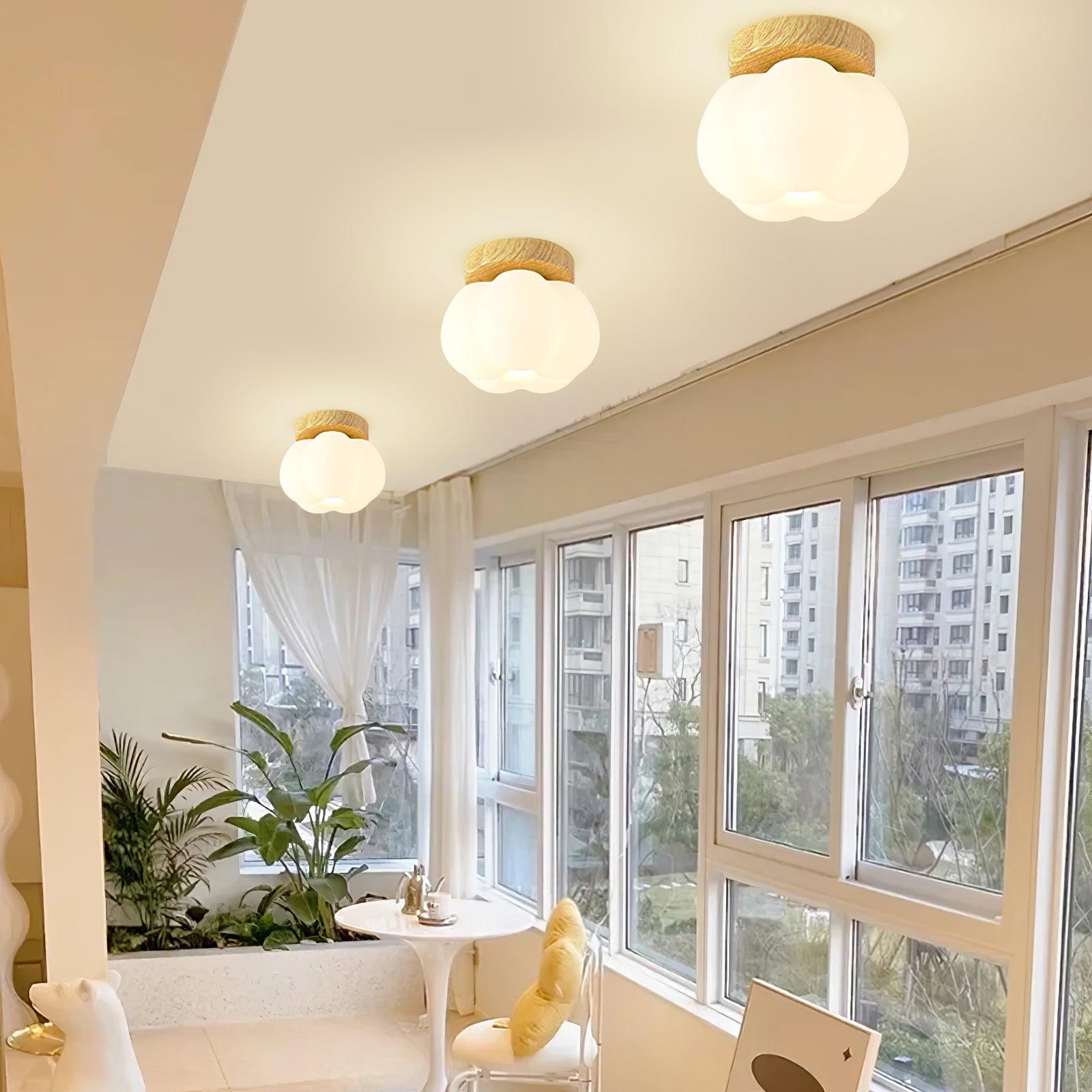 Cinorisra Nordic Art Flower Mini Ceiling Lamp - Letslighting