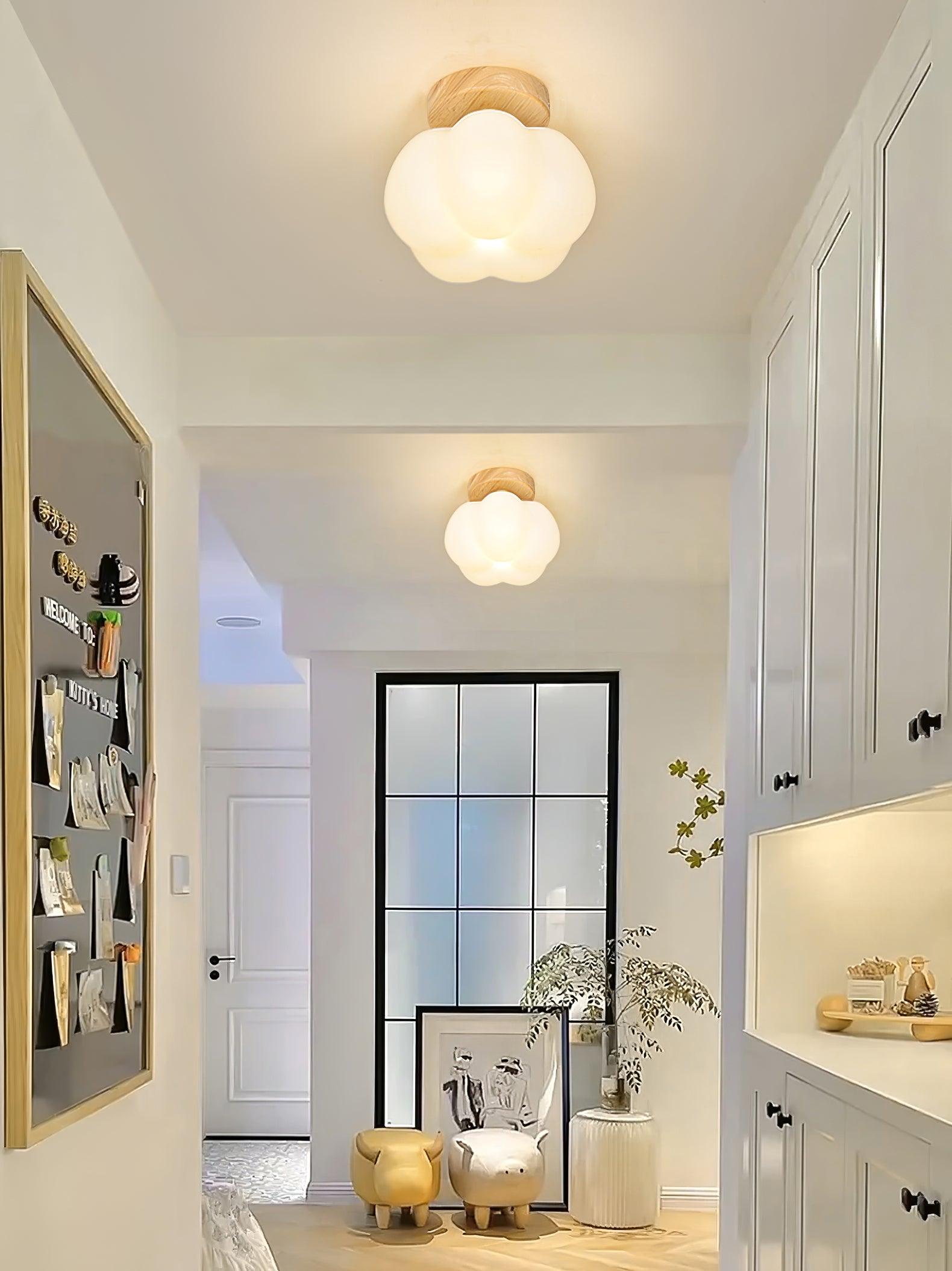 Cinorisra Nordic Art Flower Mini Ceiling Lamp - Letslighting