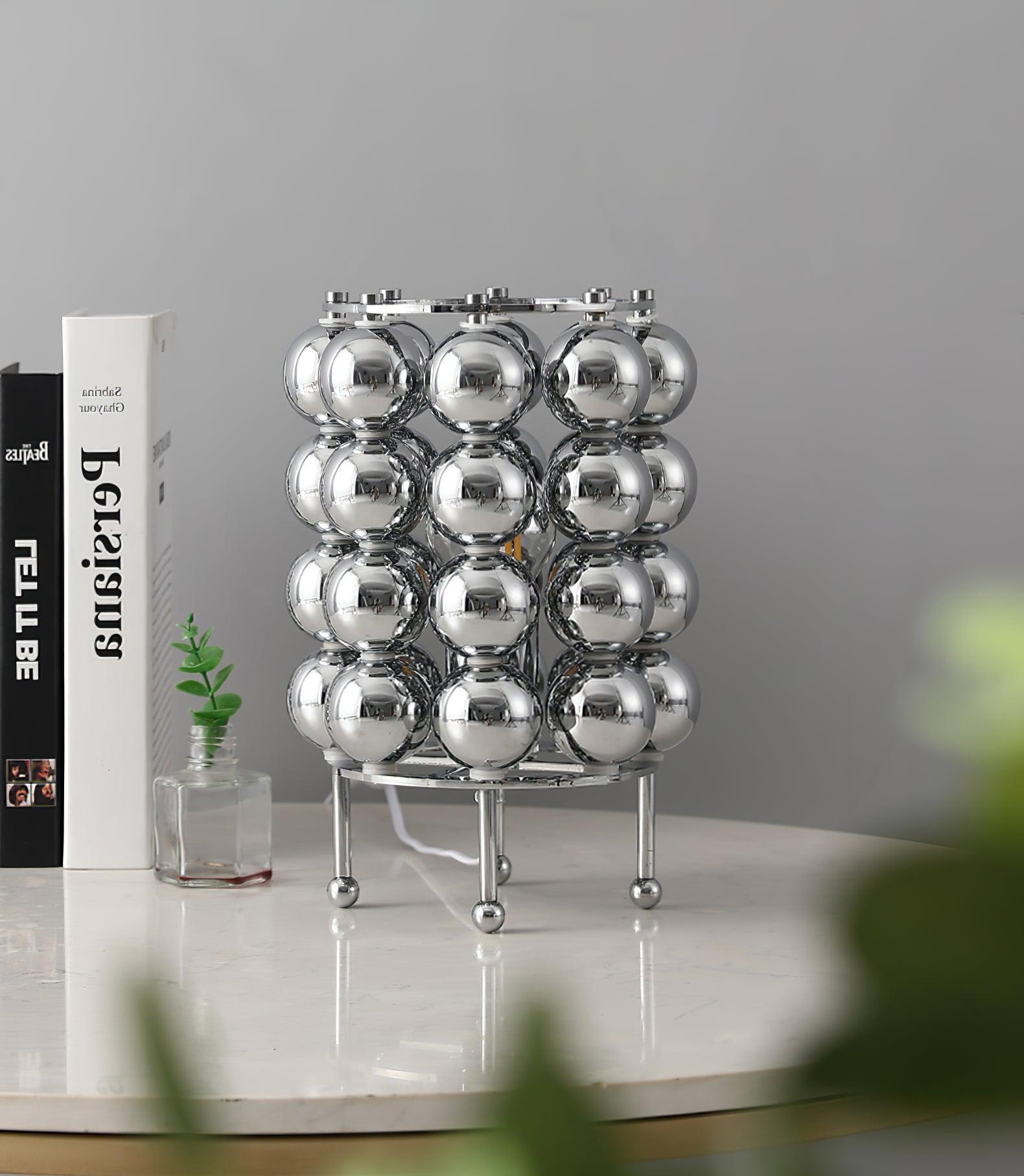 Lirra Steel Futuristic Table Lamp - Letslighting