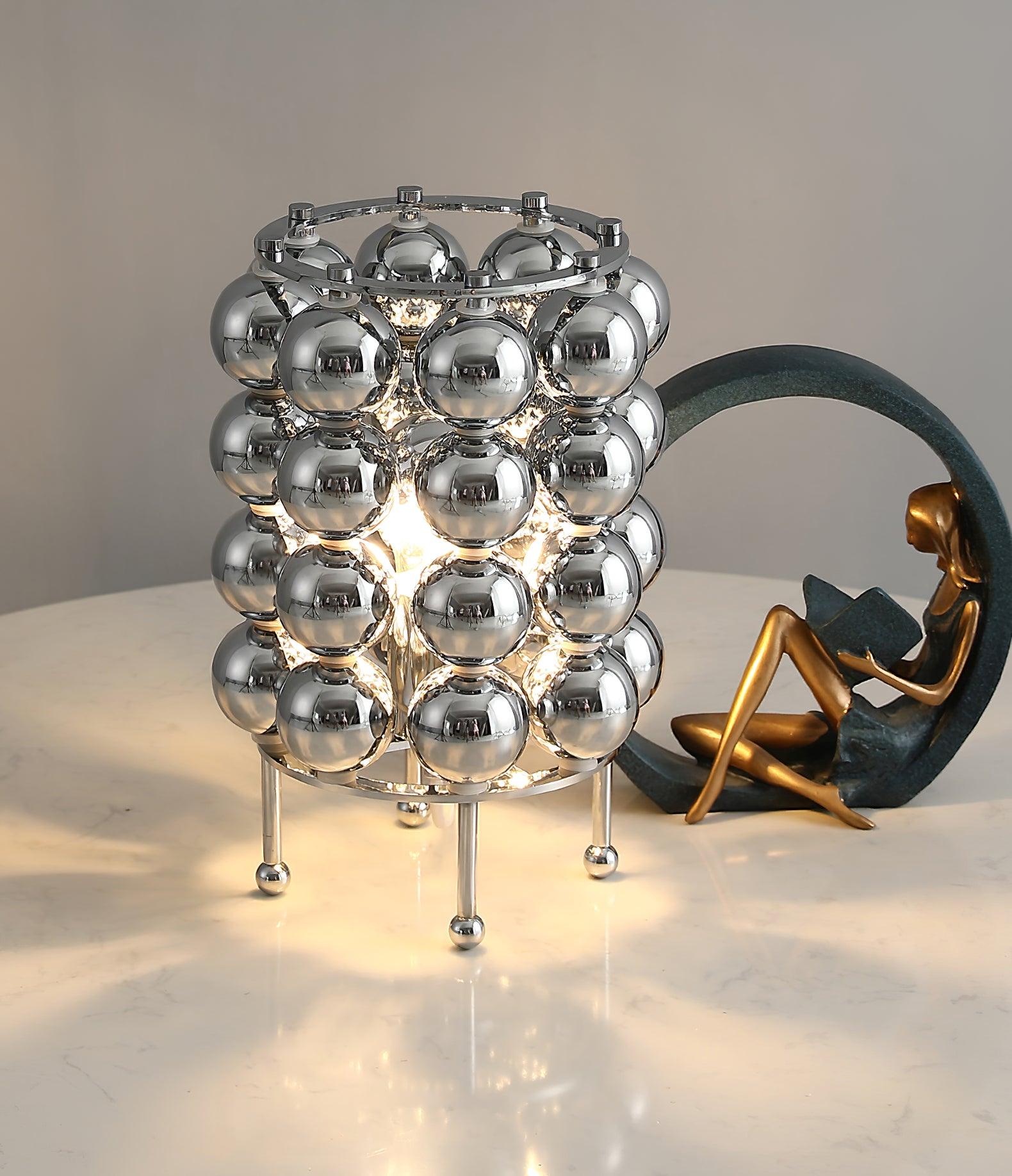 Lirra Steel Futuristic Table Lamp - Letslighting
