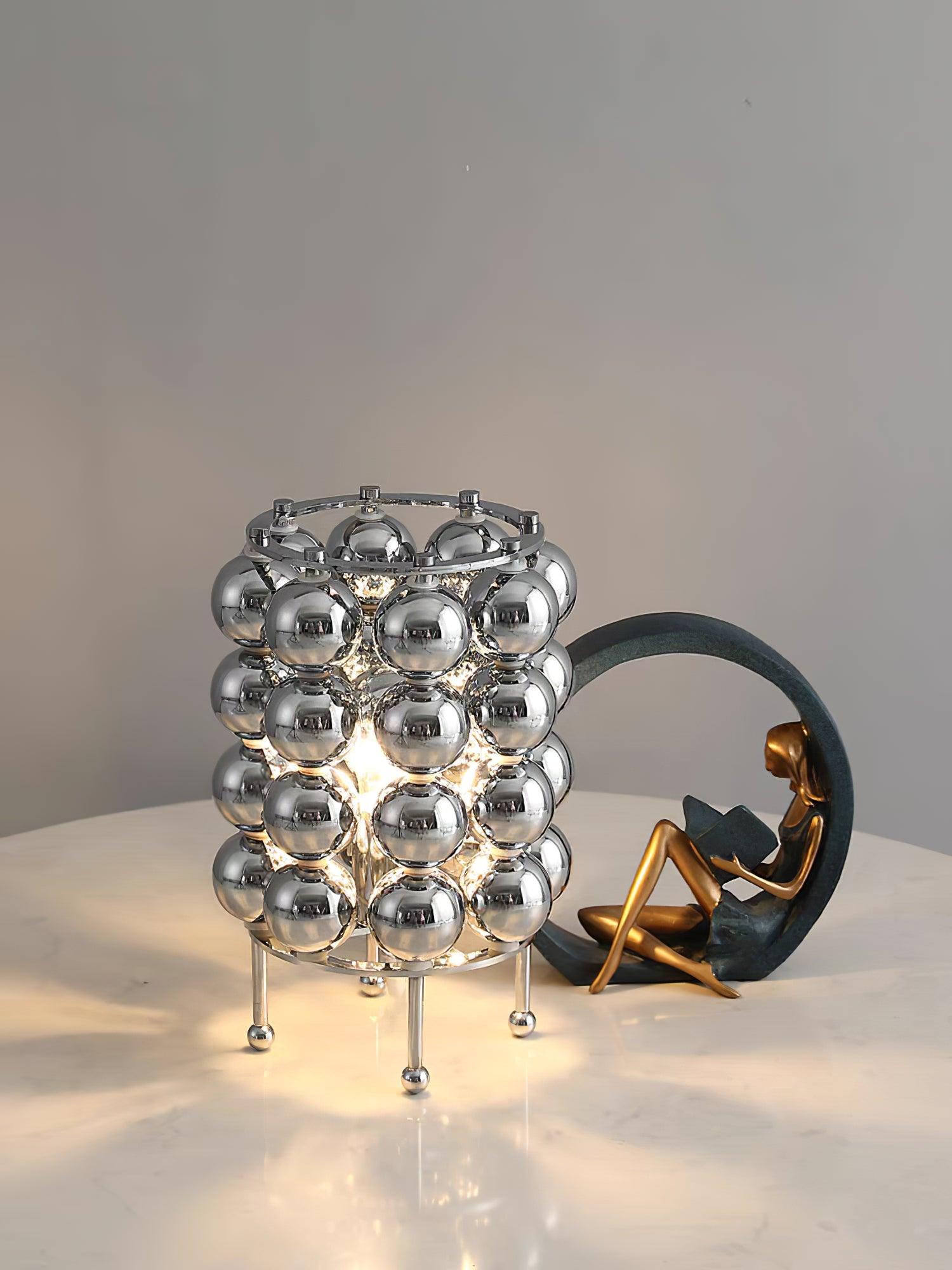 Lirra Steel Futuristic Table Lamp - Letslighting