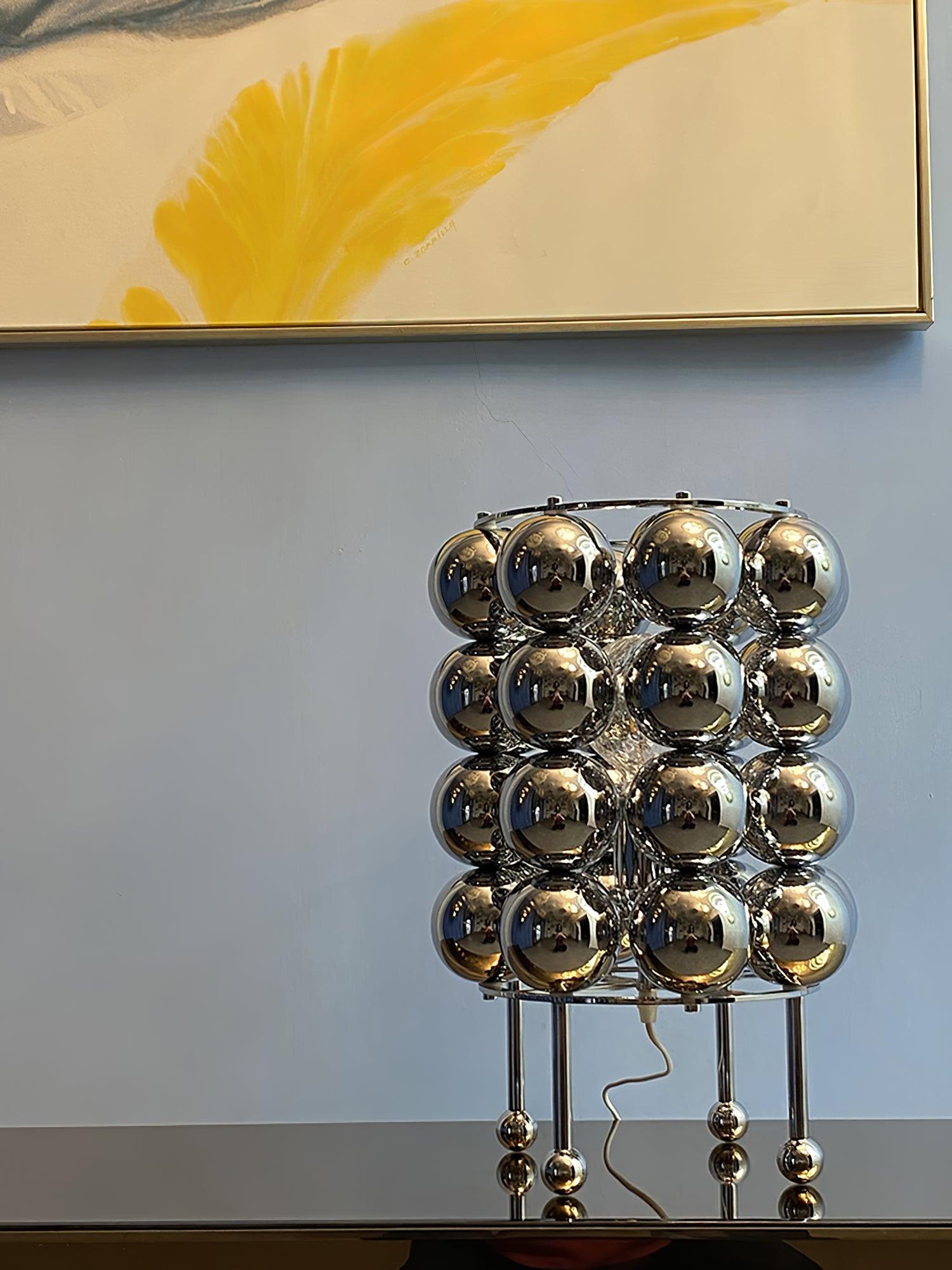 Lirra Steel Futuristic Table Lamp - Letslighting