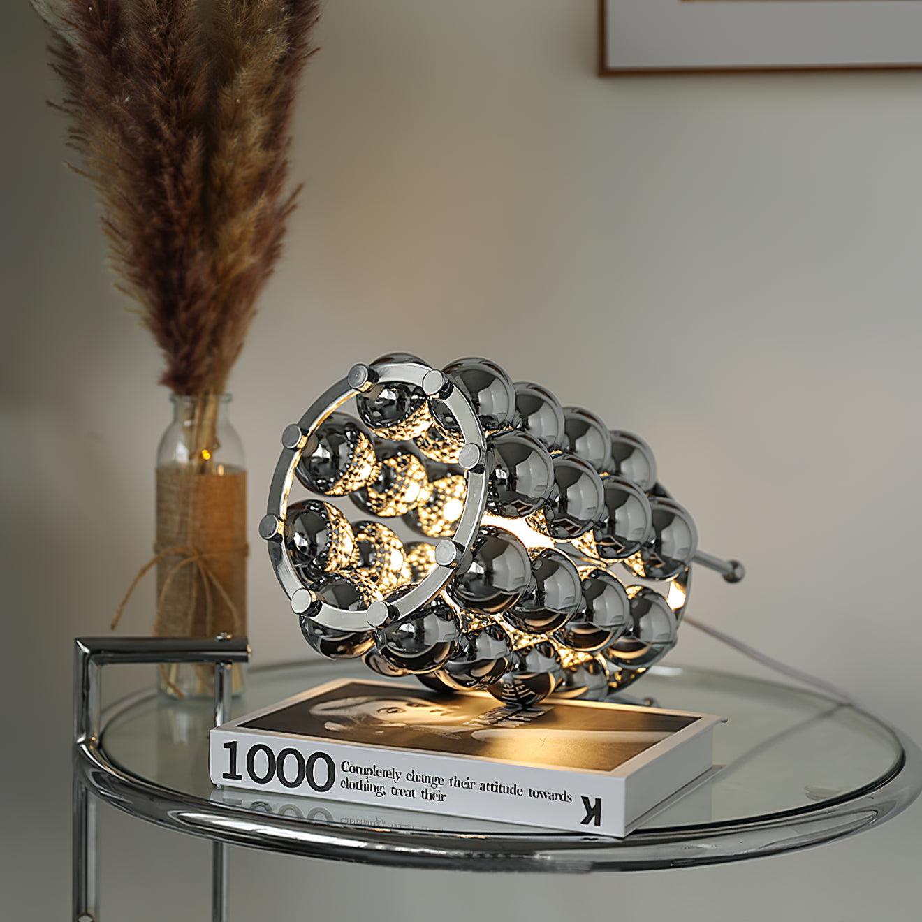 Lirra Steel Futuristic Table Lamp - Letslighting