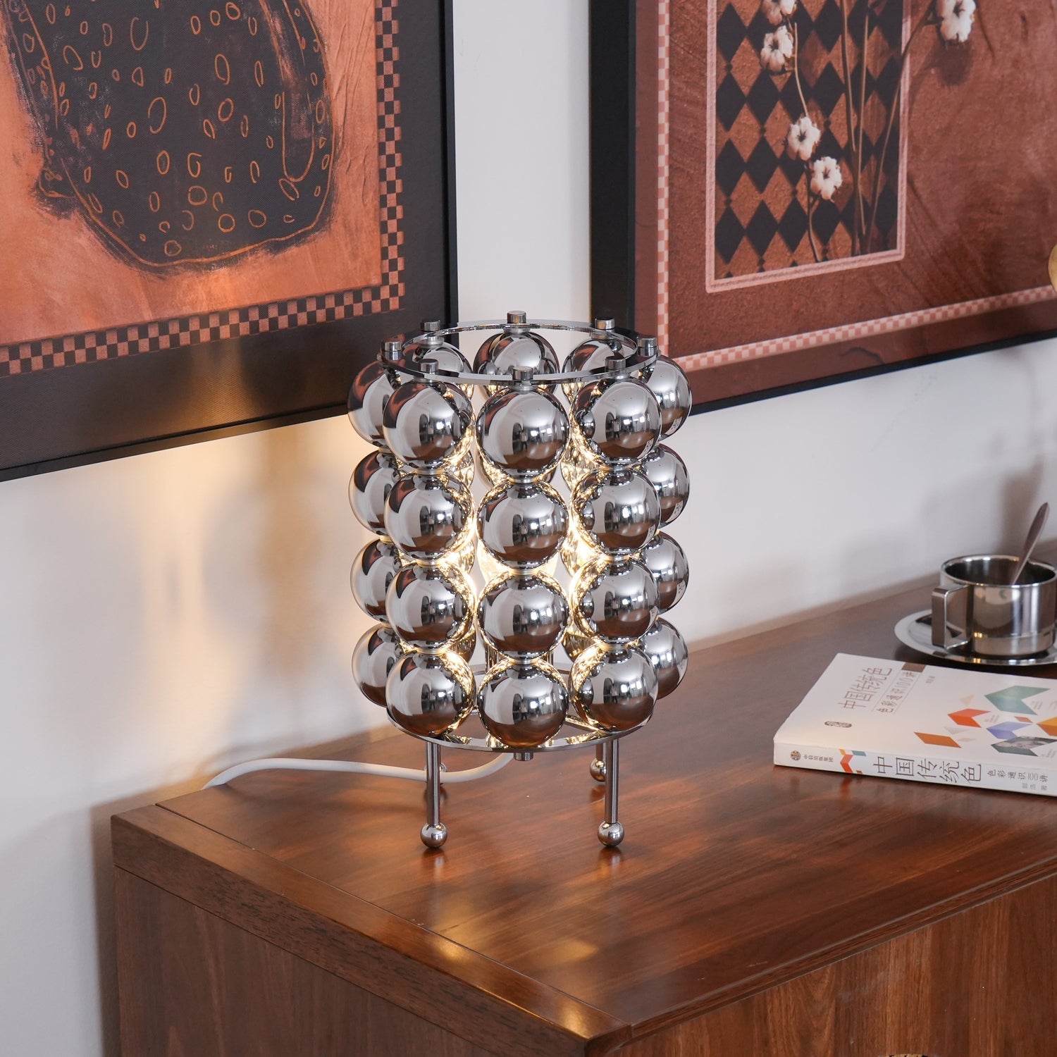 Lirra Steel Futuristic Table Lamp - Letslighting