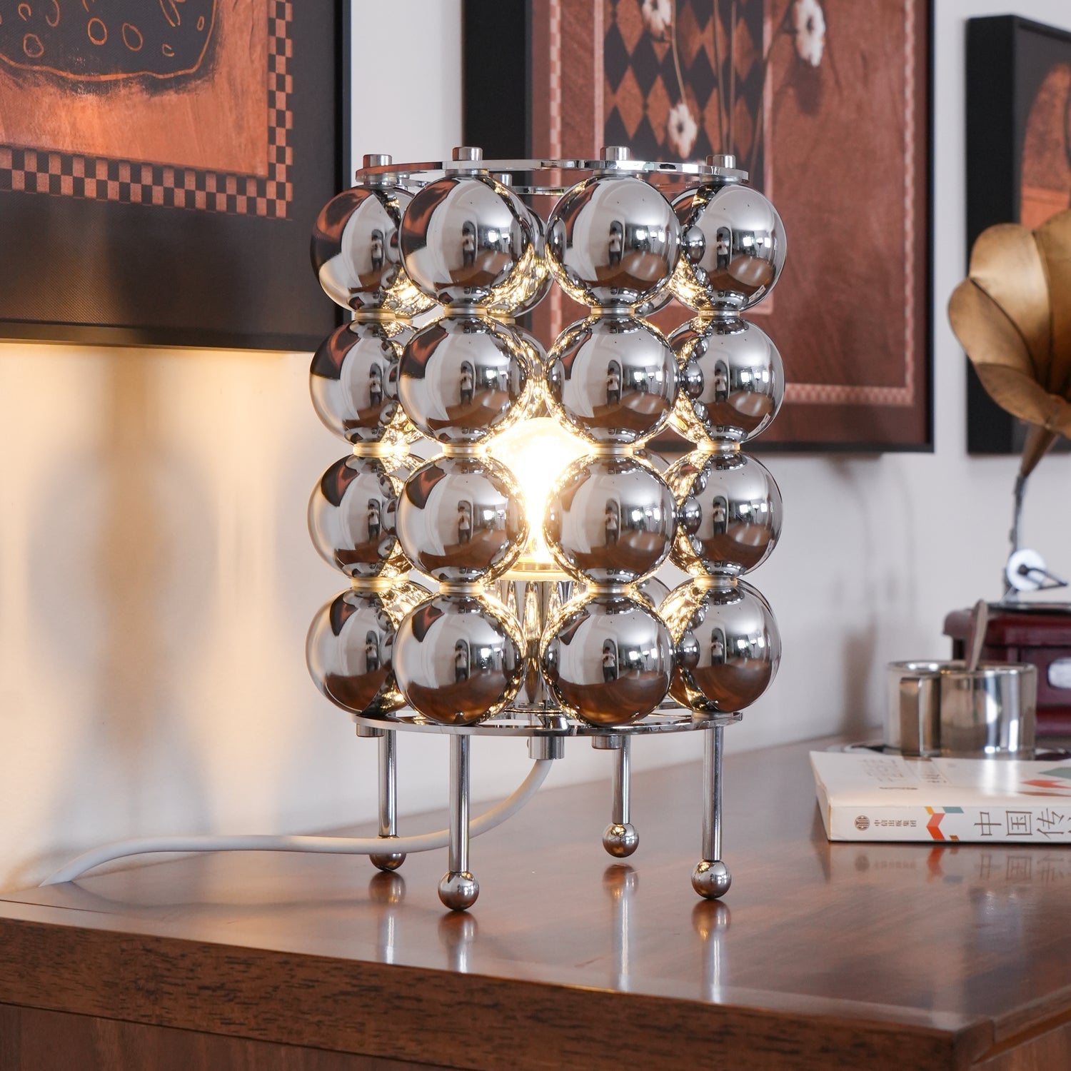 Lirra Steel Futuristic Table Lamp - Letslighting