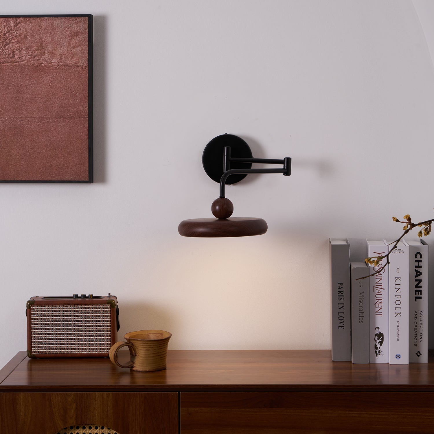 Karlin Modern Acrylic & Metal Wall Light