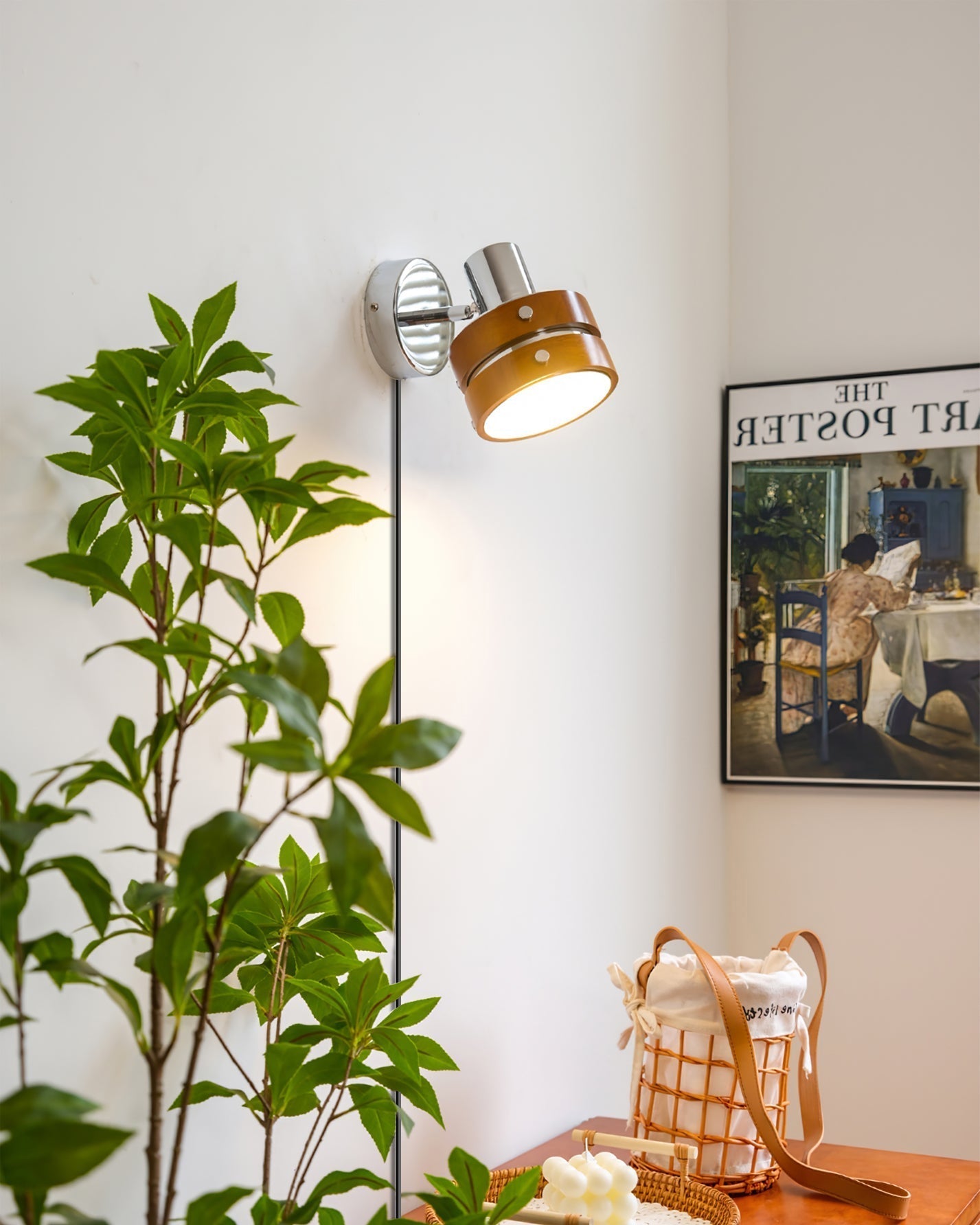 Orbitce Wood Classic Wall Lamp - Letslighting