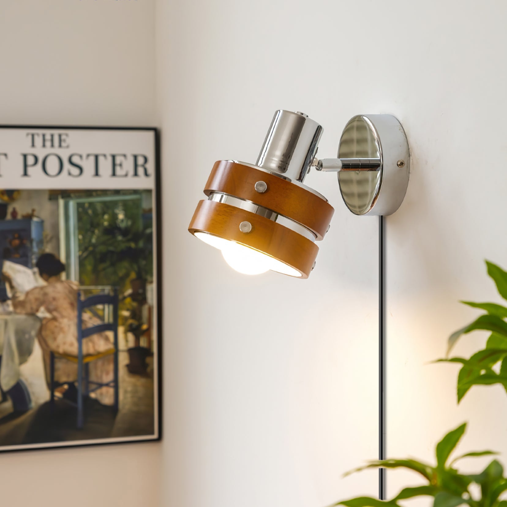 Orbitce Wood Classic Wall Lamp - Letslighting