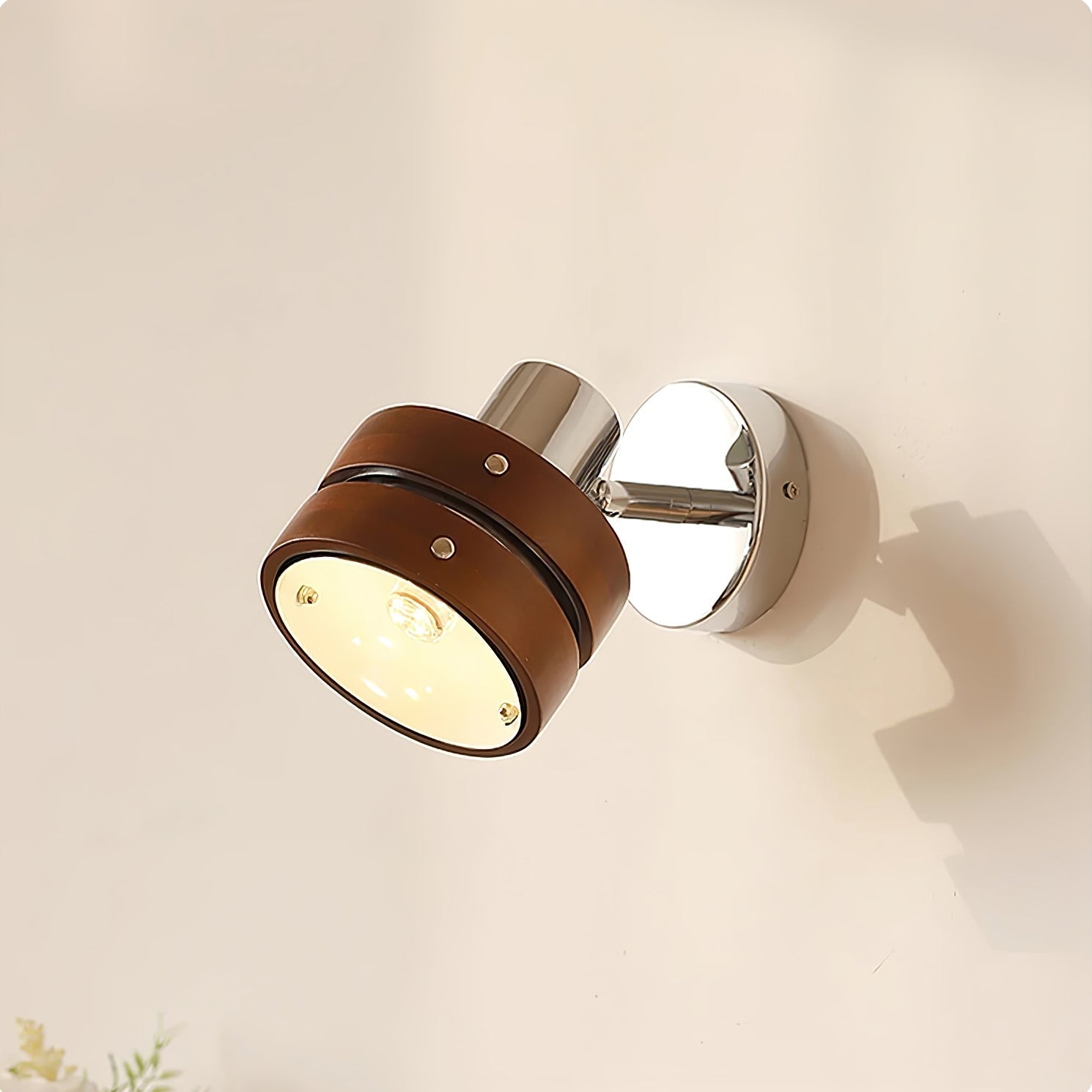 Zanorir Premium Nordic Art Walnut Wall Lamp - Letslighting