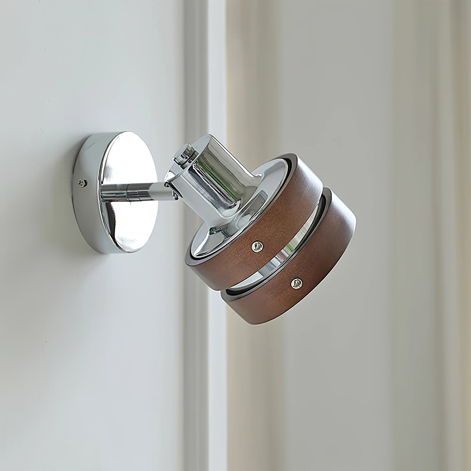 Zanorir Premium Nordic Art Walnut Wall Lamp - Letslighting