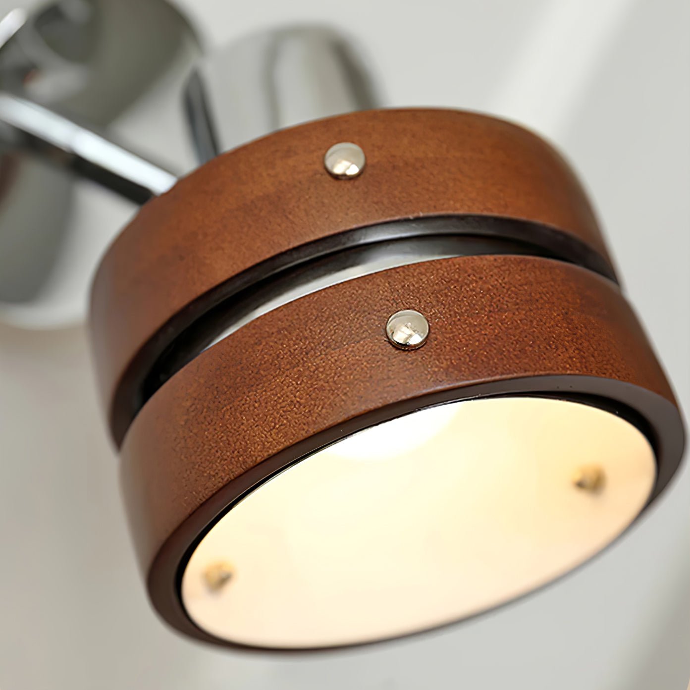 Zanorir Premium Nordic Art Walnut Wall Lamp - Letslighting