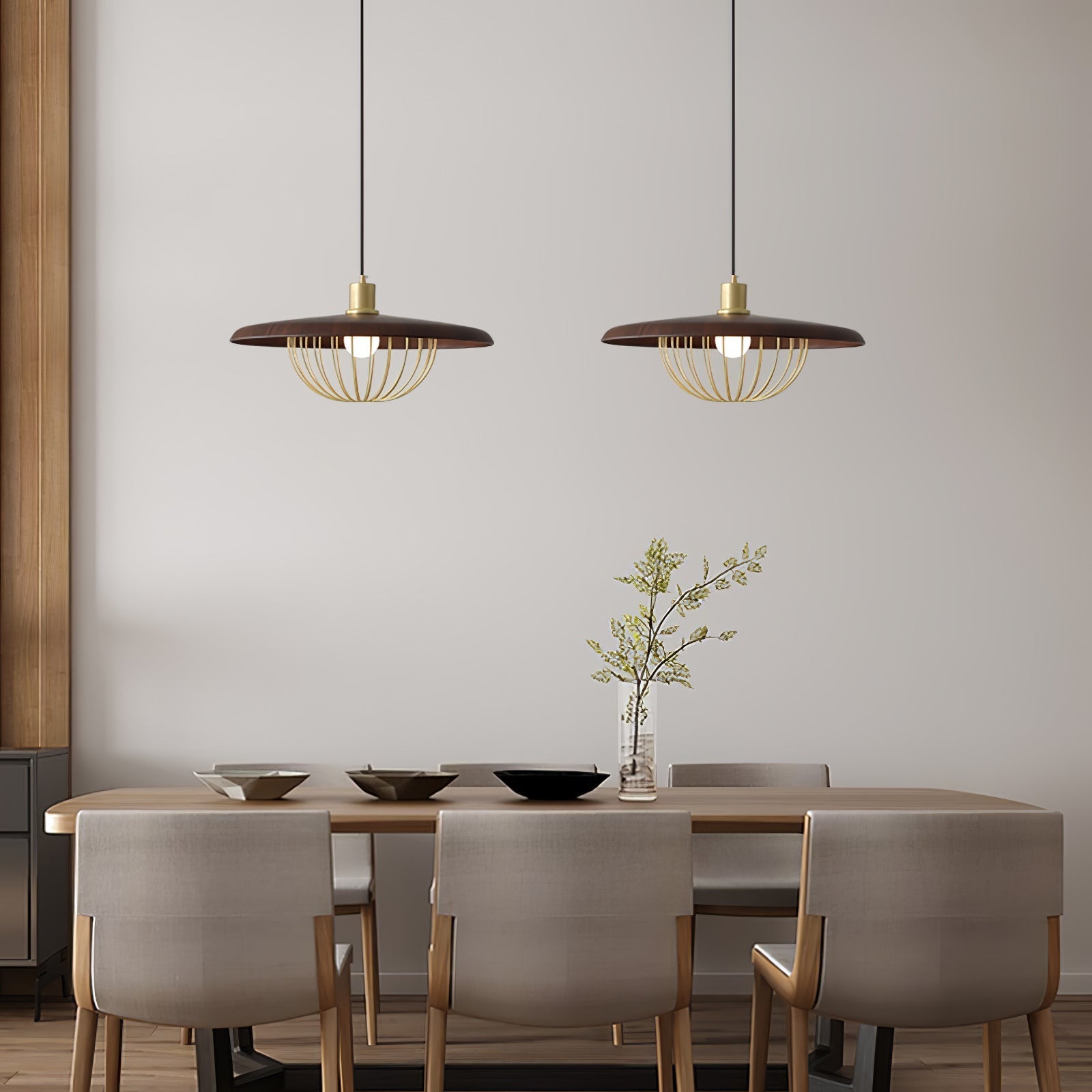 Elanora Wood Retro Vintage Pendant Lamp - Letslighting