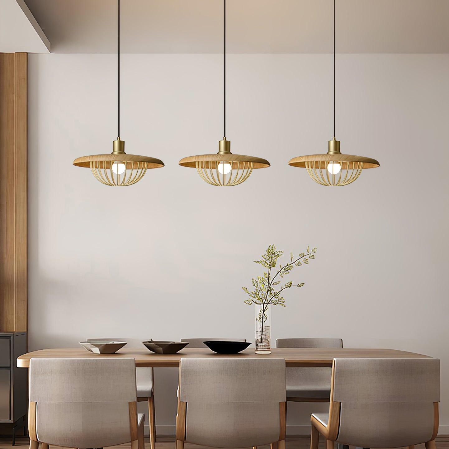 Elanora Wood Retro Vintage Pendant Lamp - Letslighting