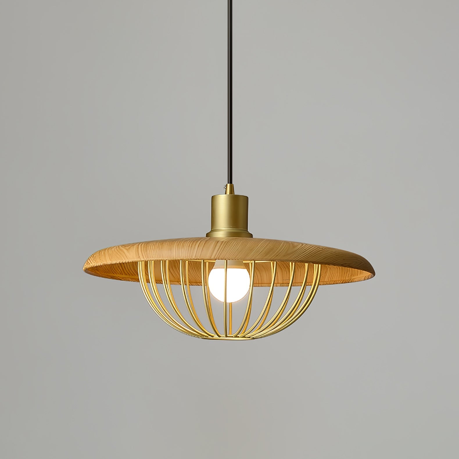 Elanora Wood Retro Vintage Pendant Lamp - Letslighting