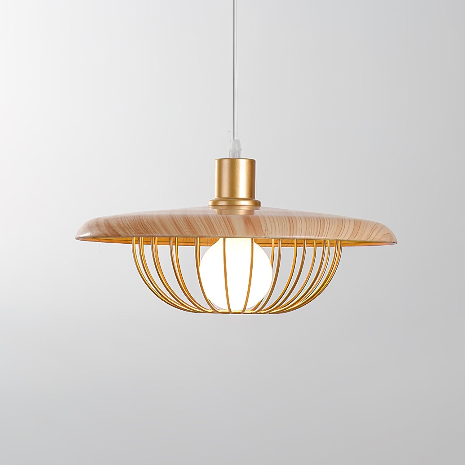 Elanora Wood Retro Vintage Pendant Lamp - Letslighting