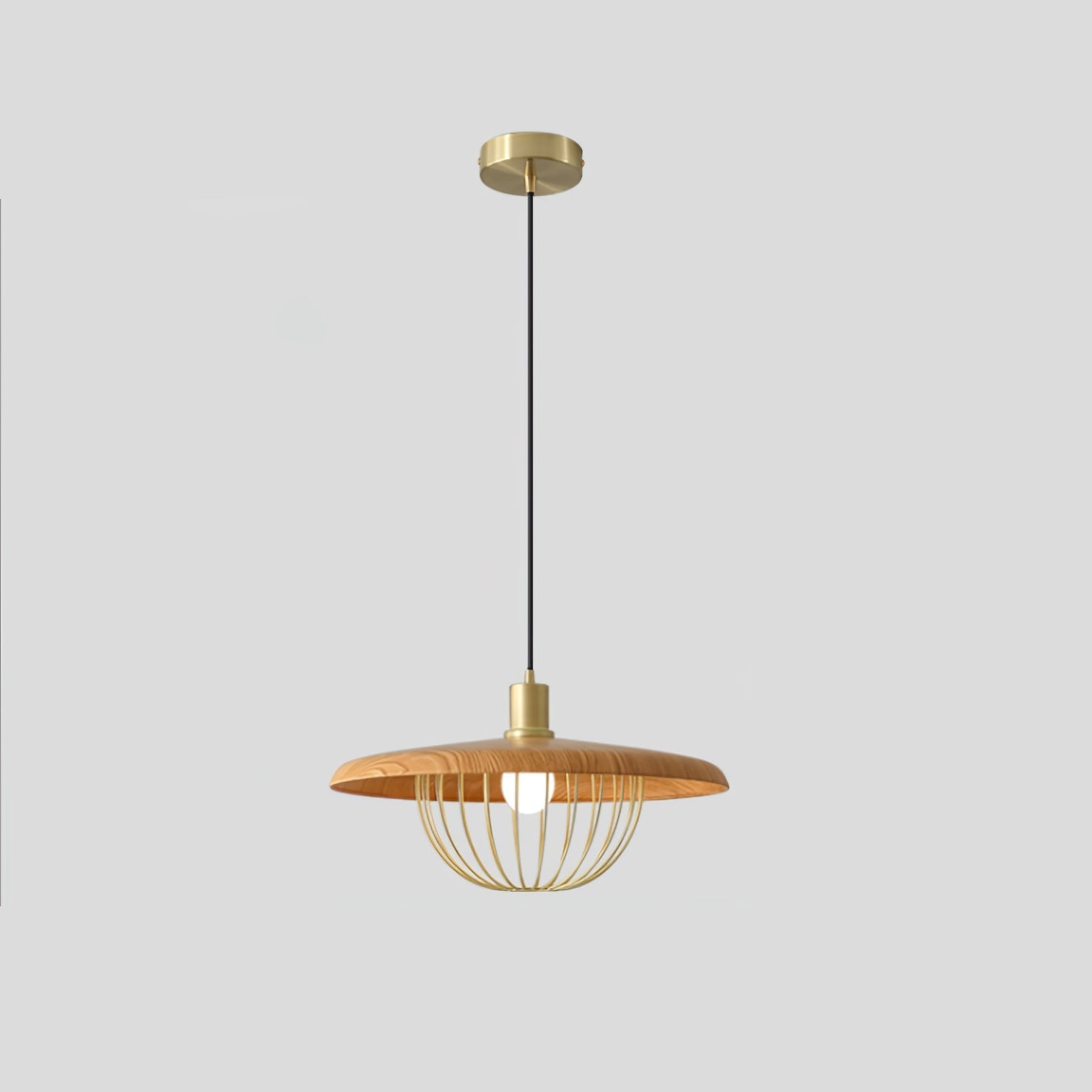 Elanora Wood Retro Vintage Pendant Lamp - Letslighting