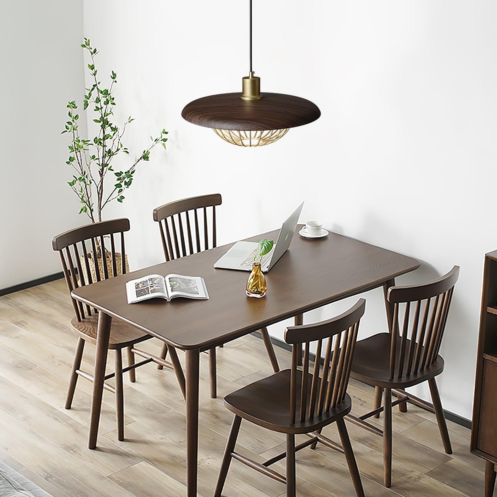 Elanora Wood Retro Vintage Pendant Lamp - Letslighting