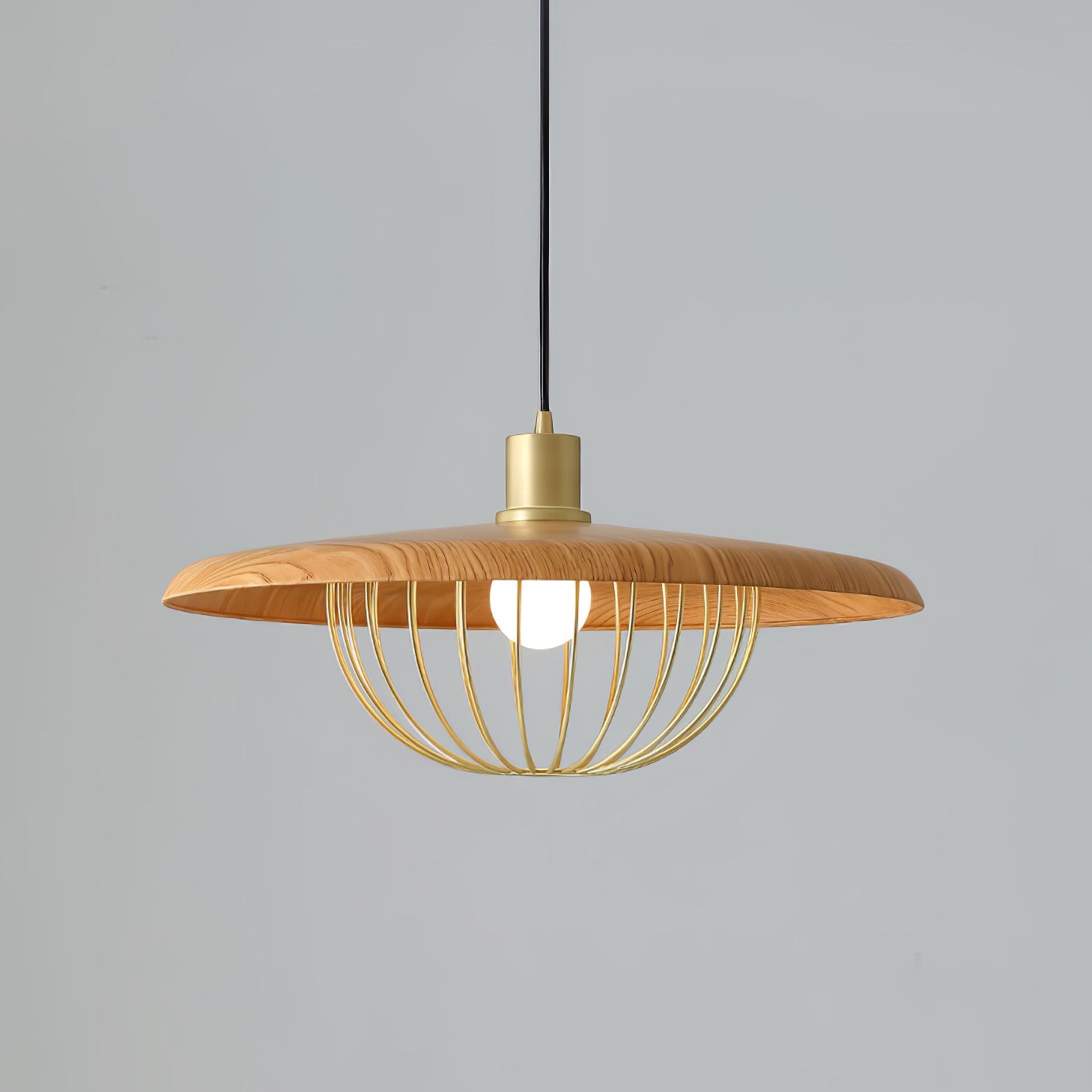 Elanora Wood Retro Vintage Pendant Lamp - Letslighting