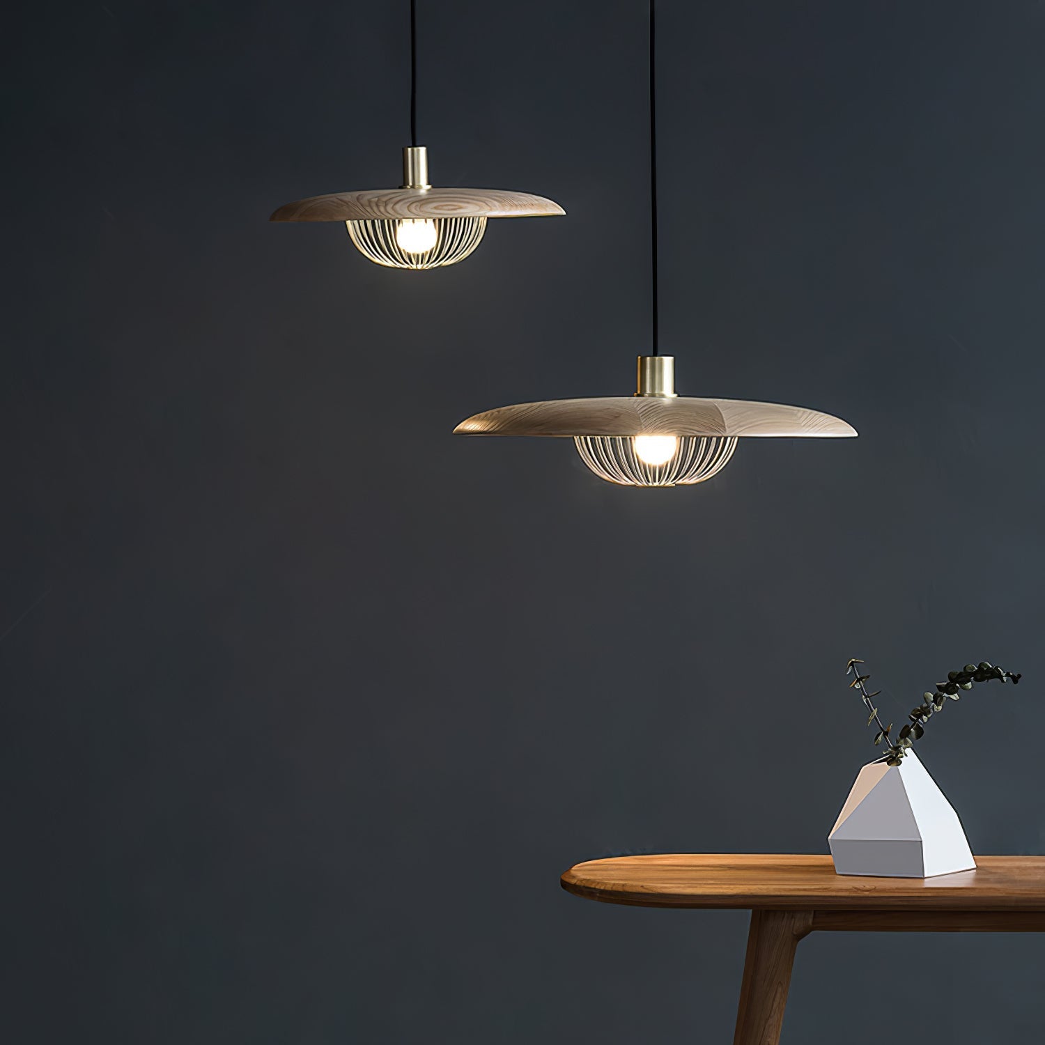 Elanora Wood Retro Vintage Pendant Lamp - Letslighting