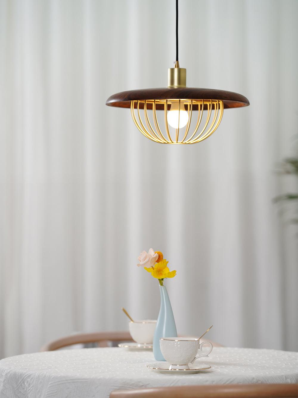 Elanora Wood Retro Vintage Pendant Lamp - Letslighting
