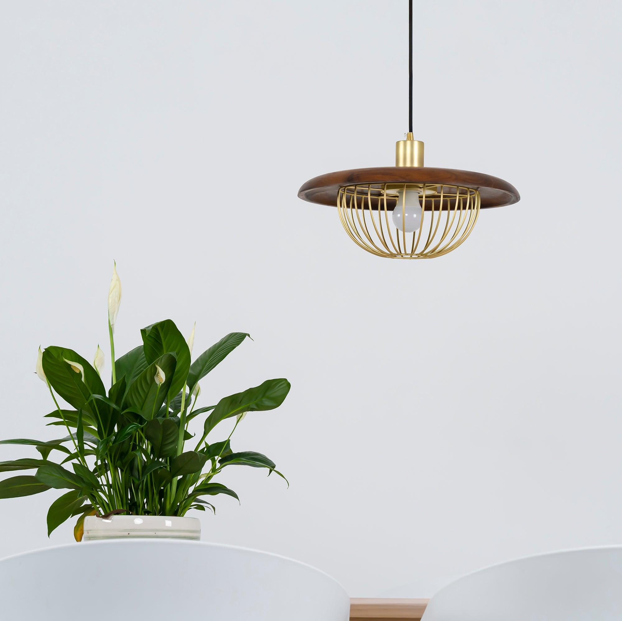 Elanora Wood Retro Vintage Pendant Lamp - Letslighting