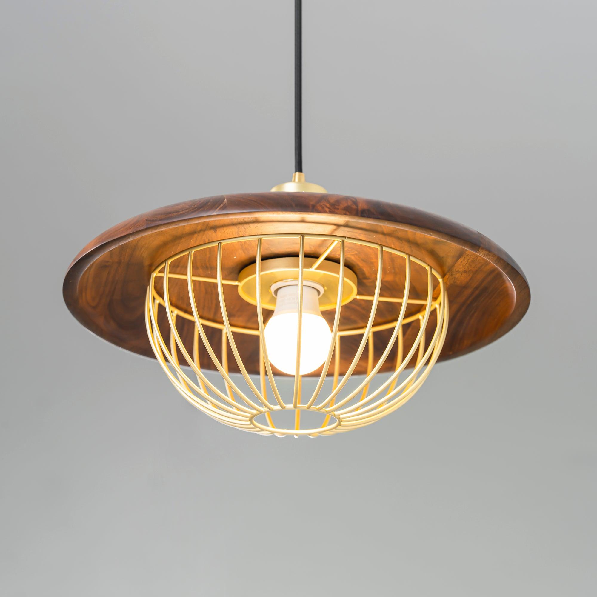 Elanora Wood Retro Vintage Pendant Lamp - Letslighting