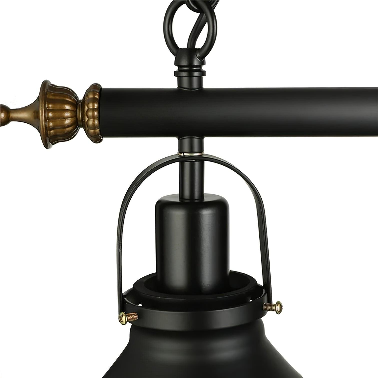 Lustra Chandelier Billiard Ball Black Glass Modern - Letslighting