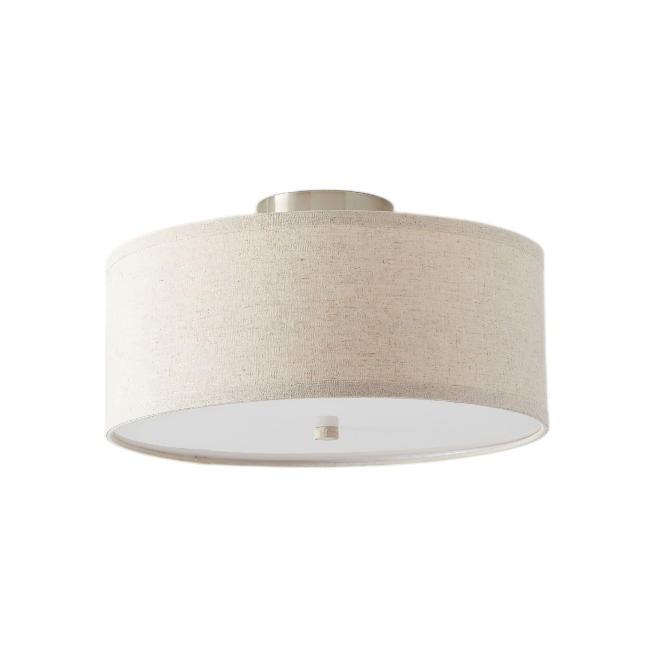Lustra Ceiling Light Linen Shade Simple Elegant - Letslighting