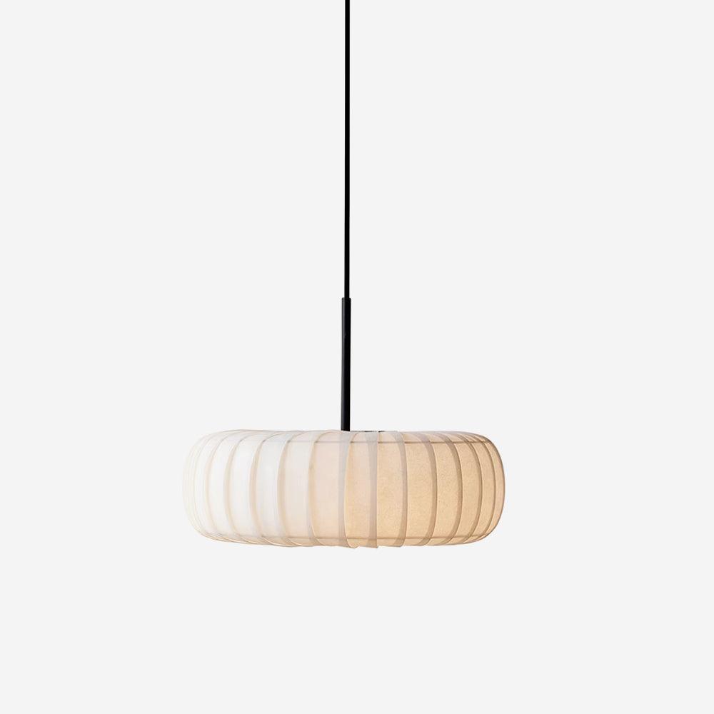 Kathy Pendant Lamp Fabric Layered Round - Letslighting
