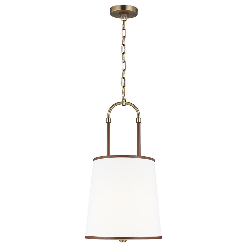 Aurzorora Vintage Industrial Brass Fabric Pendant Lamp - Letslighting
