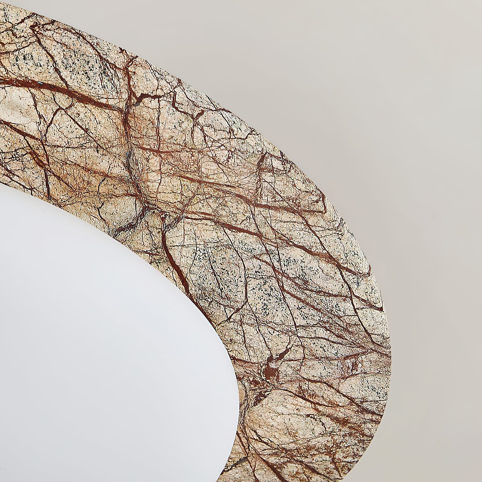 Cishaora Modern Minimalist White Marble Ceiling Lamp - Letslighting