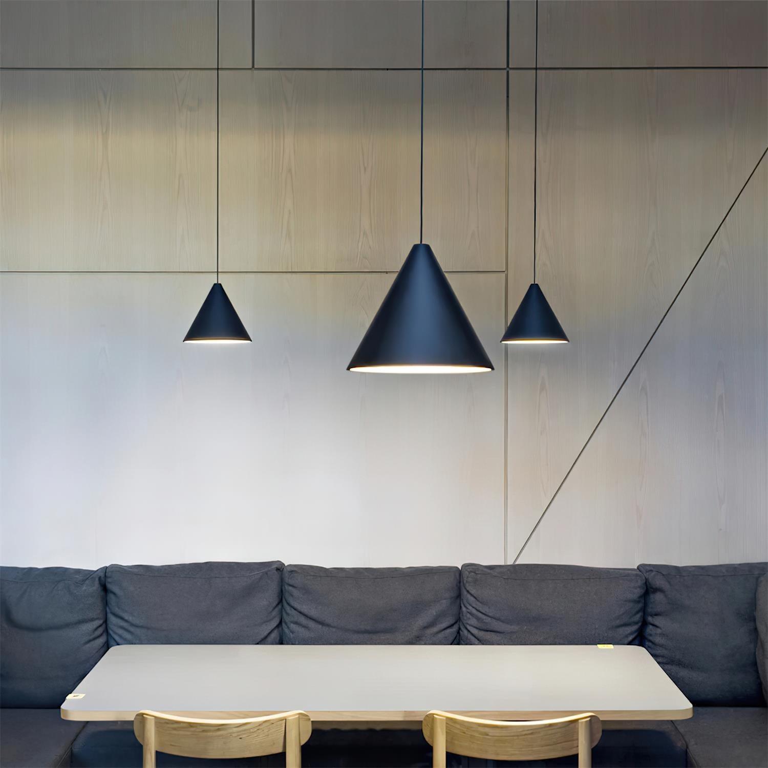 Pendant Lamp Black Cone Shade for Modern Industrial - Letslighting