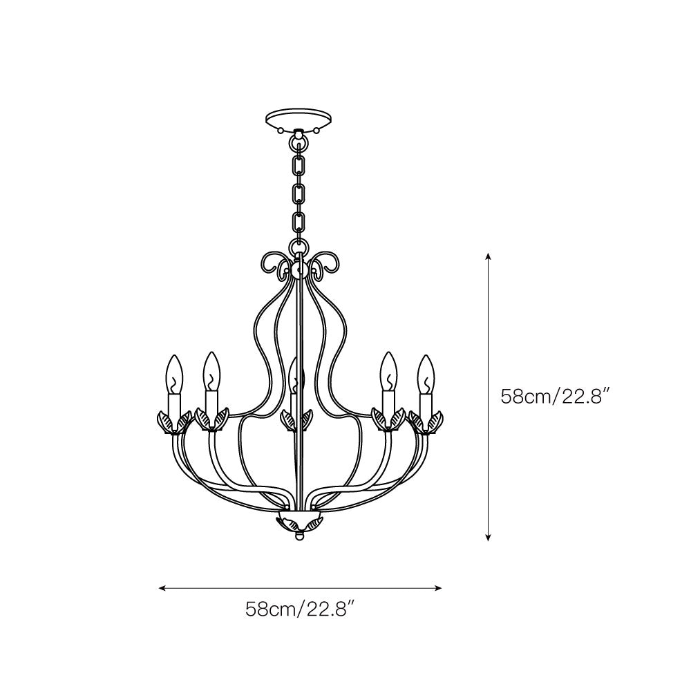 Avtalan Vintage Industrial Chandelier - Letslighting