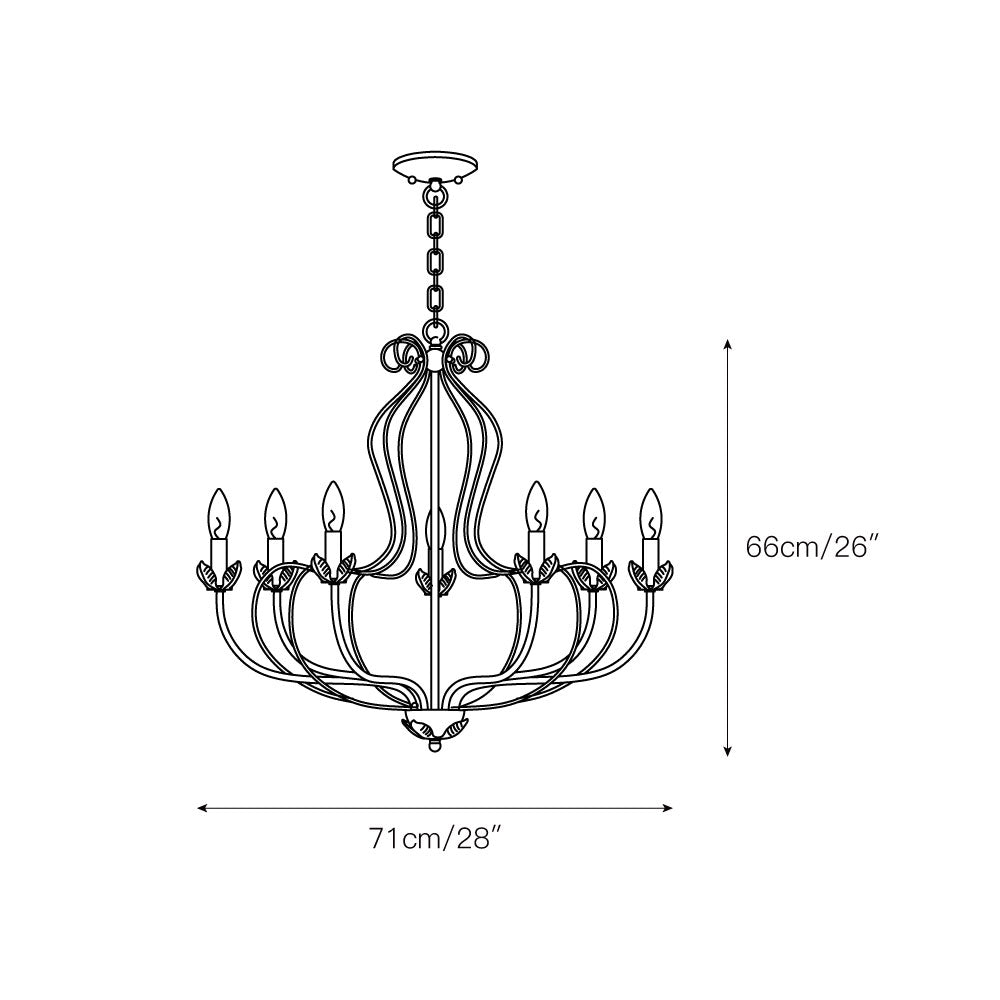 Avtalan Vintage Industrial Chandelier - Letslighting