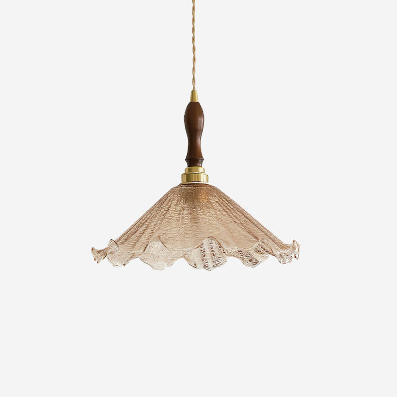 Kenyata Pendant Lamp Textured Glass Organic - Letslighting