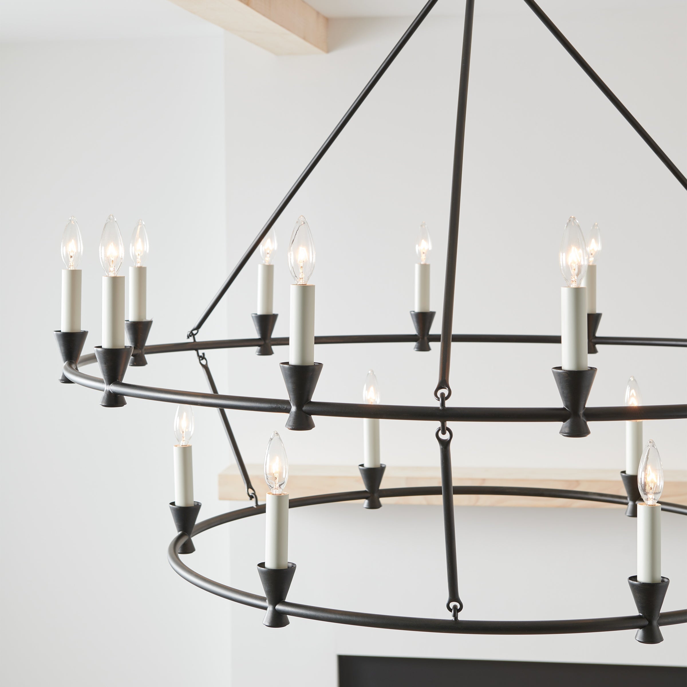 Ovyneth Vintage Industrial Brass Chandelier - Letslighting