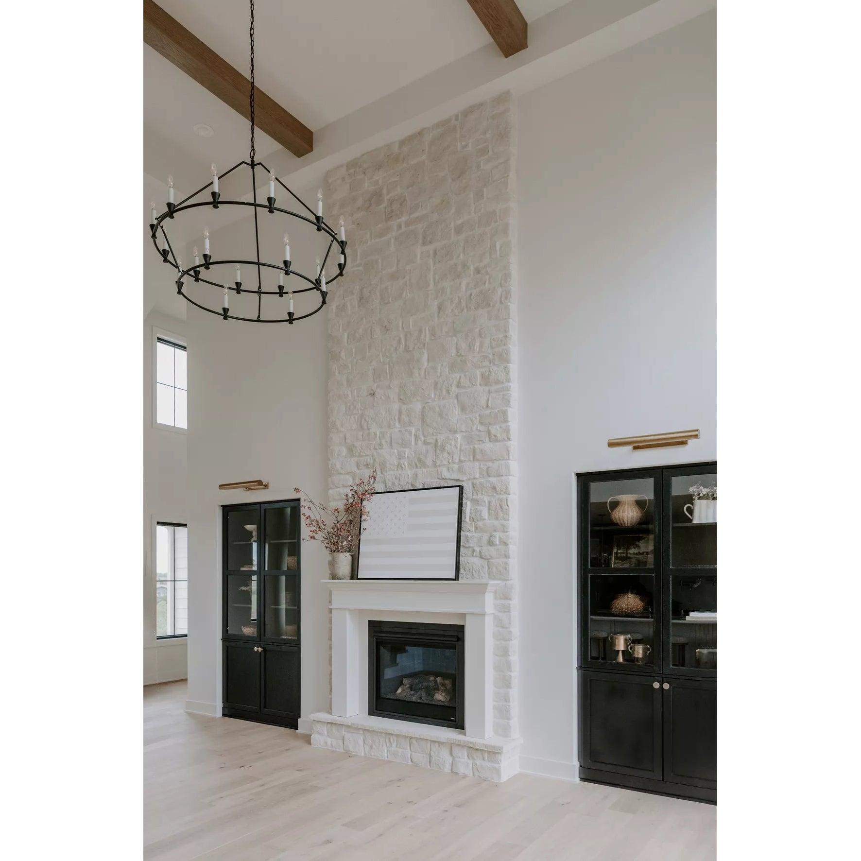 Ovyneth Vintage Industrial Brass Chandelier - Letslighting