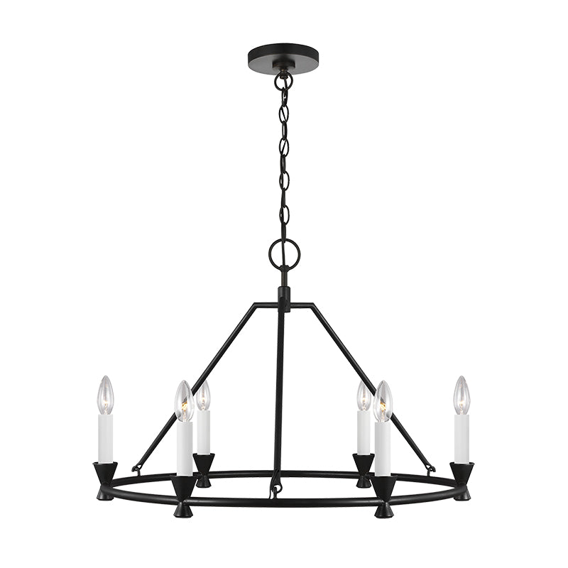 Ovyneth Vintage Industrial Brass Chandelier - Letslighting