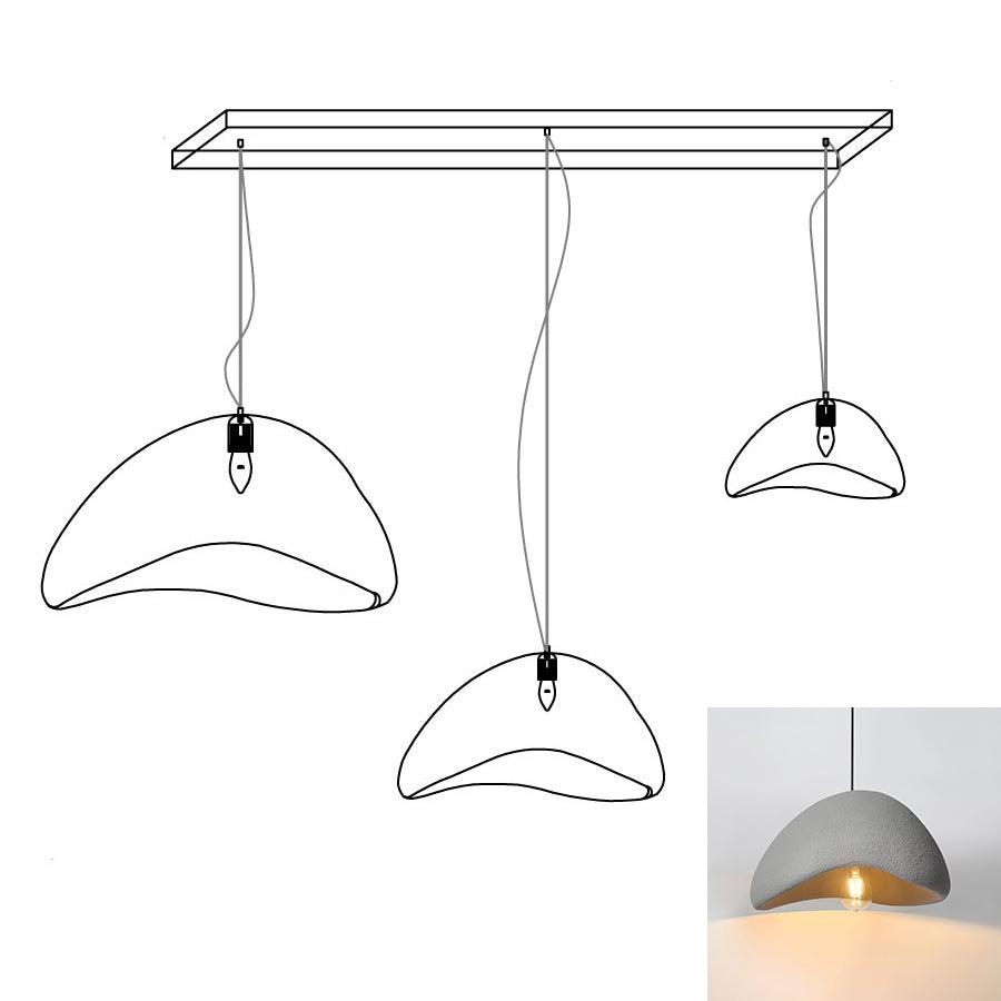 Lustra Pendant Lamp Cloud White Minimalist - Letslighting