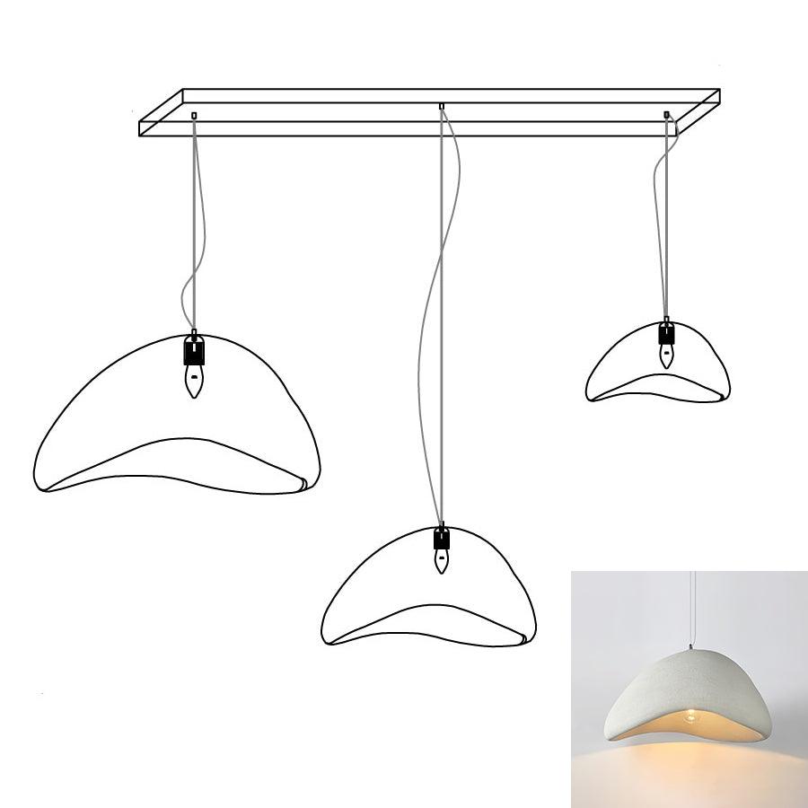 Lustra Pendant Lamp Cloud White Minimalist - Letslighting