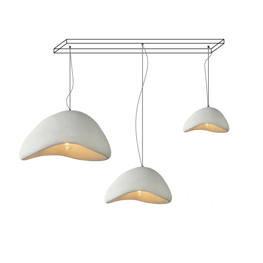 Lustra Pendant Lamp Cloud White Minimalist - Letslighting